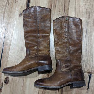 Frye Melissa Boots, Brown, 8.5